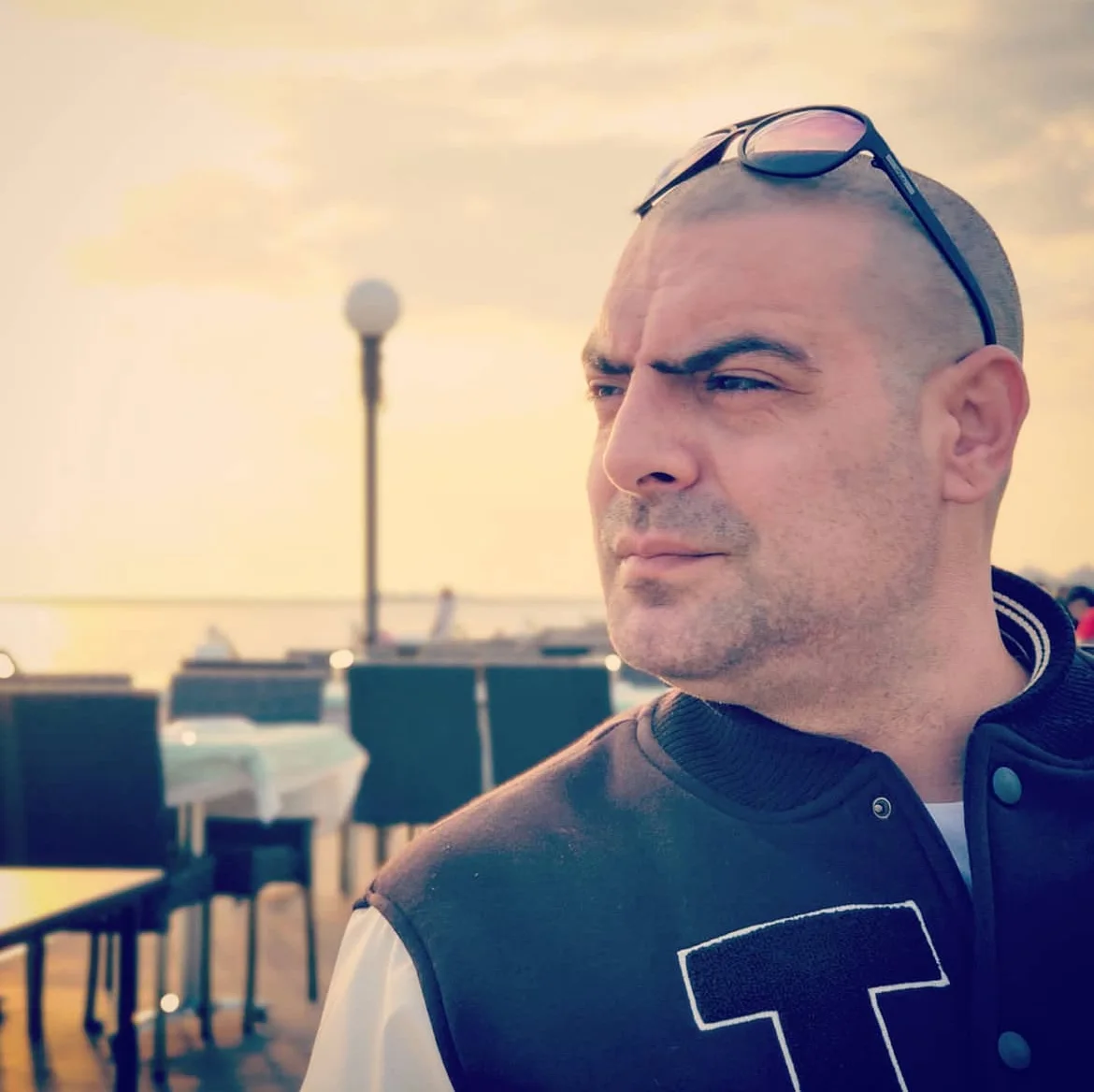 Erkan Kutluozen at sunset